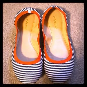 BCBG Blue Stripe Shoes